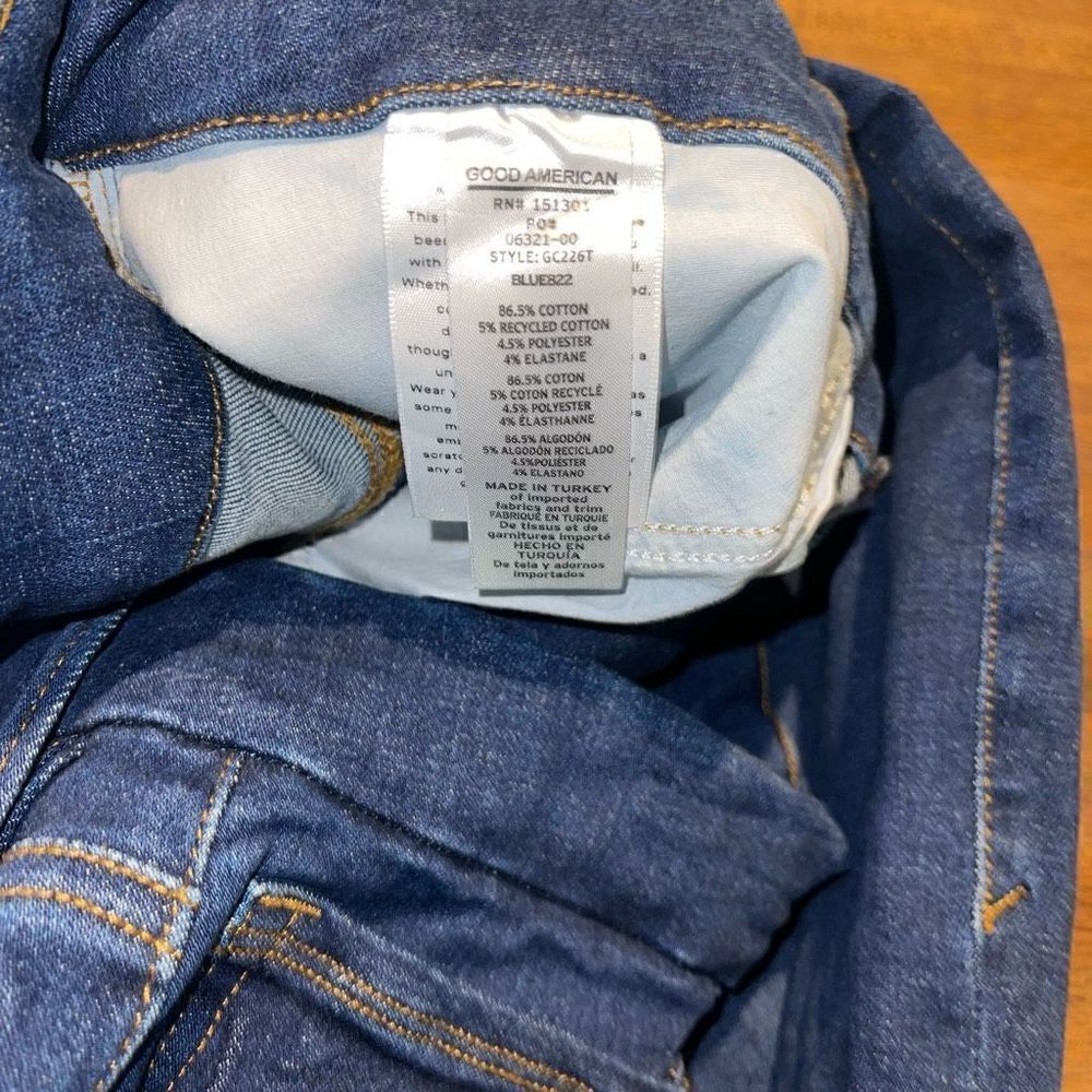 NWT Good American X Calik Denim Good Classic Jeans - Picture 9 of 10